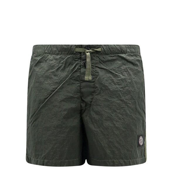 BUNDLE - STONE ISLAND Swim Trunks (Green) (Navy) SET OF 2 - Picture 1 of 11